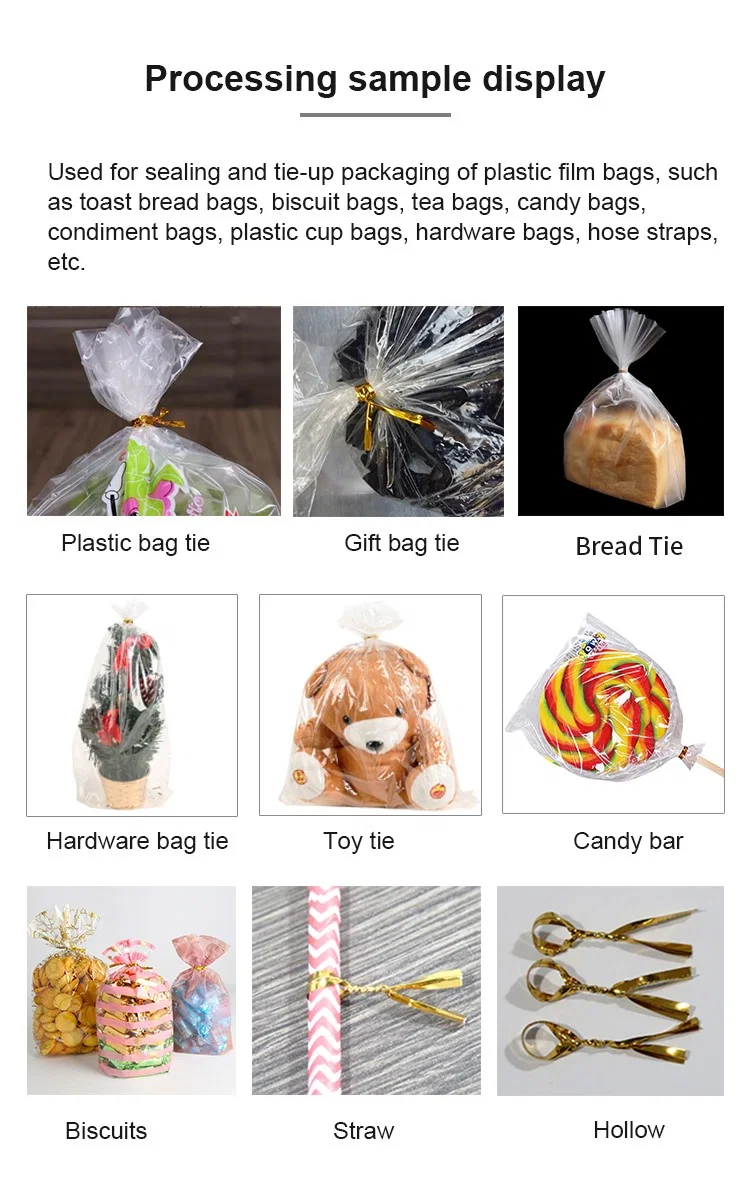 sample display of Bread Twist tie machine, Twist Tie Machine, Food Twist Tie Machine sample display of Bread Twist tie machine, Twist Tie Machine, Food Twist Tie Machine