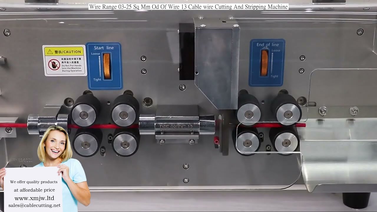 Maszyna do cięcia i zdejmowania izolacji kabli 0.3-25 mm² | Automatyczne urządzenie do obróbki przewodów