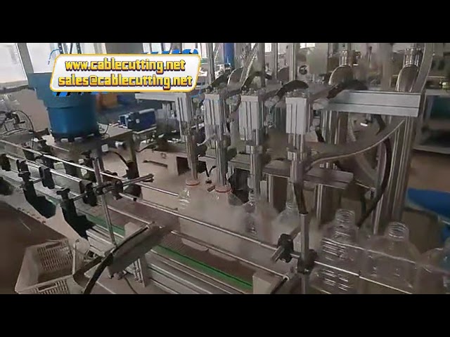 Maszyna do napełniania butelek z tłokiem – do kosmetyków, detergentów, szamponów, soków, past (model U Mi)