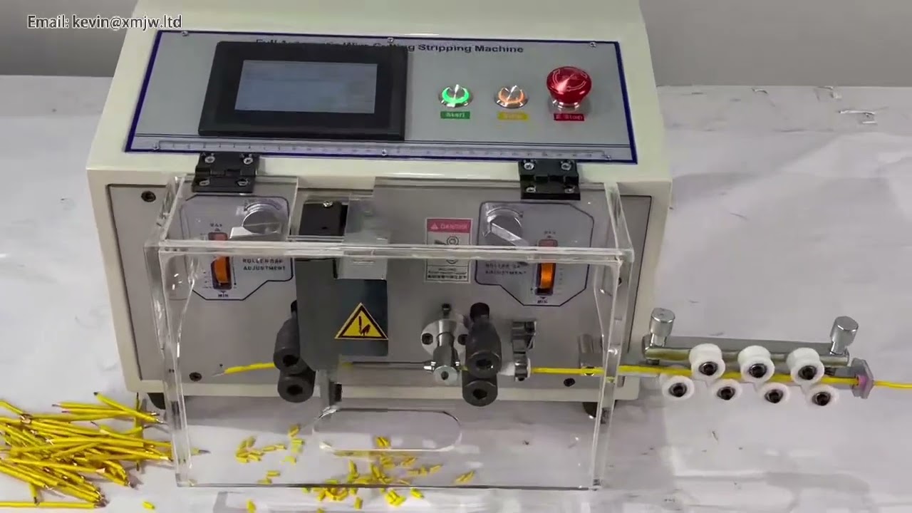 Automatyczna maszyna do cięcia i zdejmowania izolacji SWT508SD S z ekranem dotykowym 0,1-4,5mm² 220V