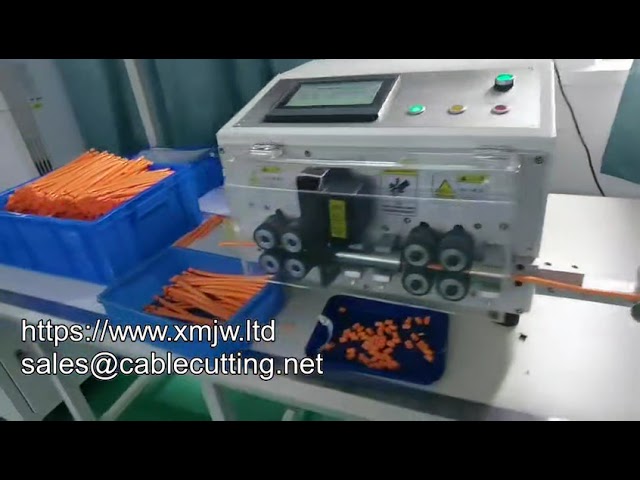 W pełni automatyczna maszyna do cięcia i zdejmowania izolacji z kabli 6-70 mm² z podwójną głowicą