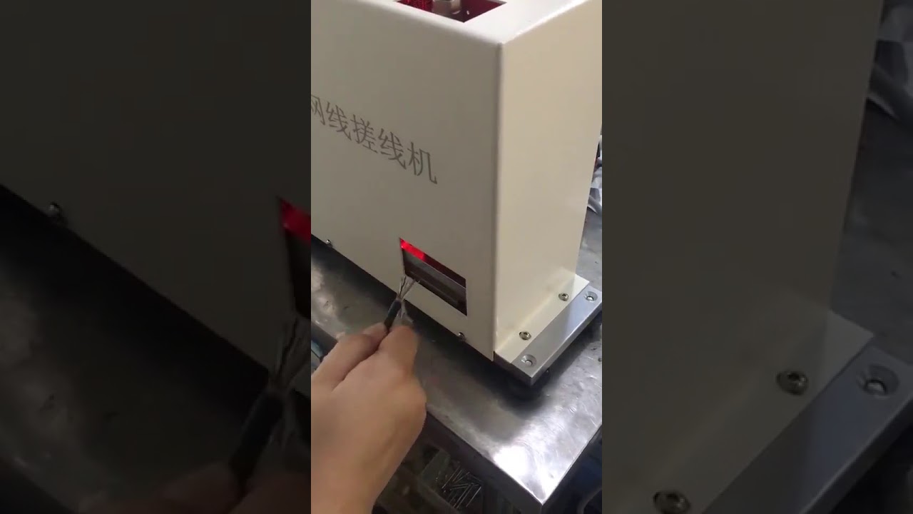 Maszyna do prostowania kabli Ethernet RJ45