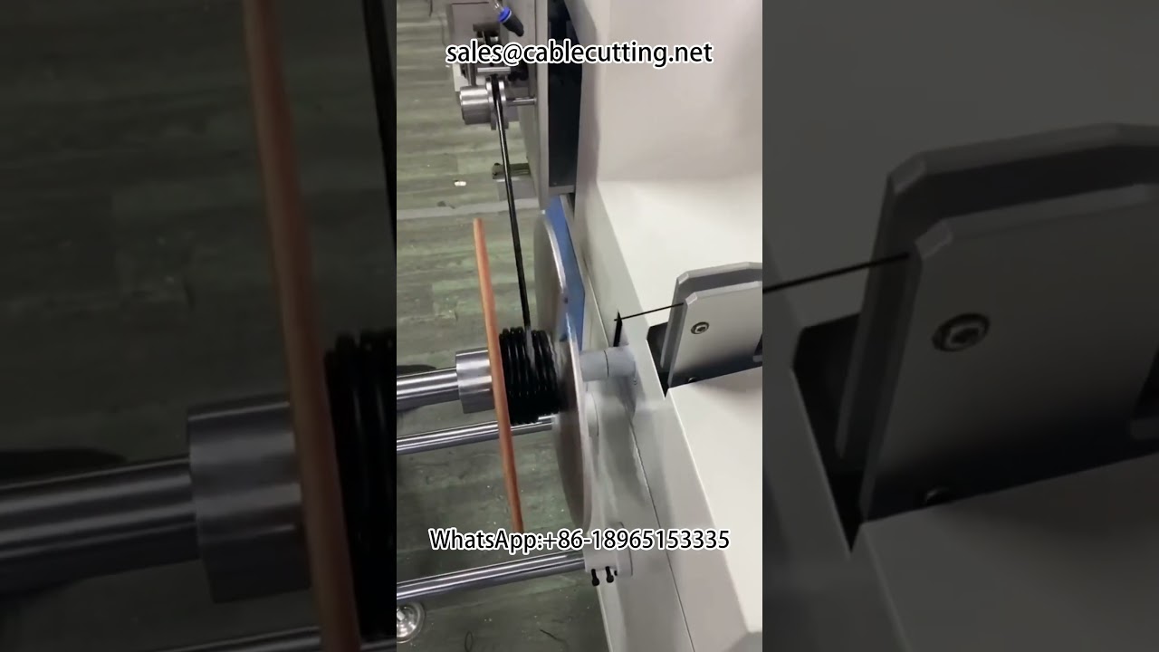Automatyczna maszyna do sortowania, cięcia, nawijania i wiązania metrów #maszyna do nawijania kabli #automatyczne nawijanie drutu