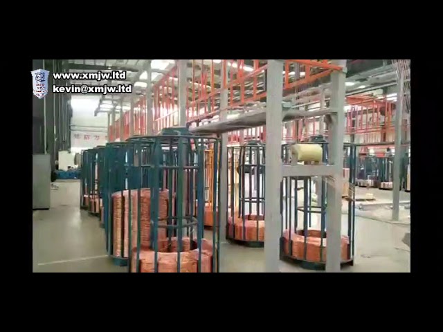 Maszyna do przeciągania wielodrutowego z wyżarzaniem – linia do produkcji kabli