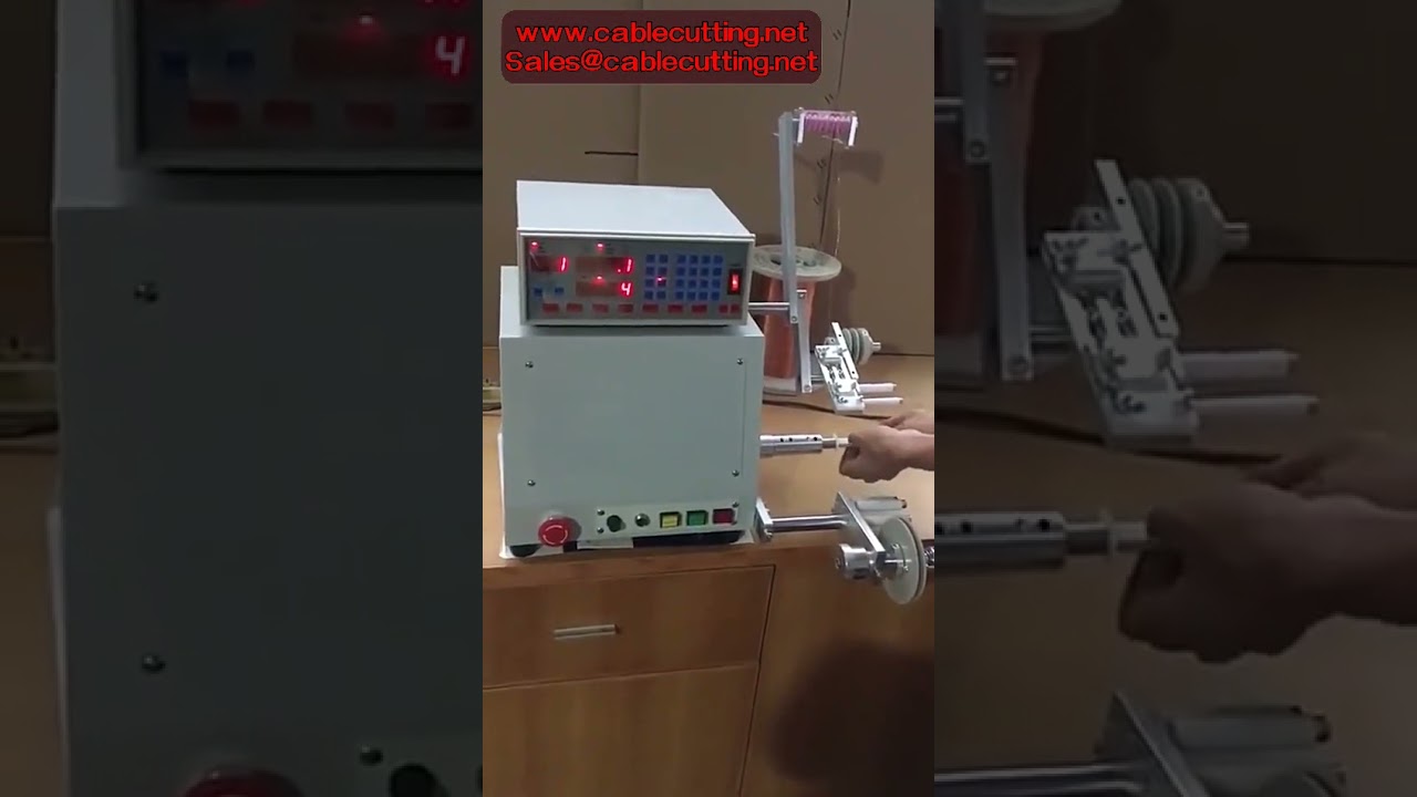 Nawijarka cewek CNC 810/820 – automatyczne nawijanie drutu 0,03-1,2 mm (750W/400W)