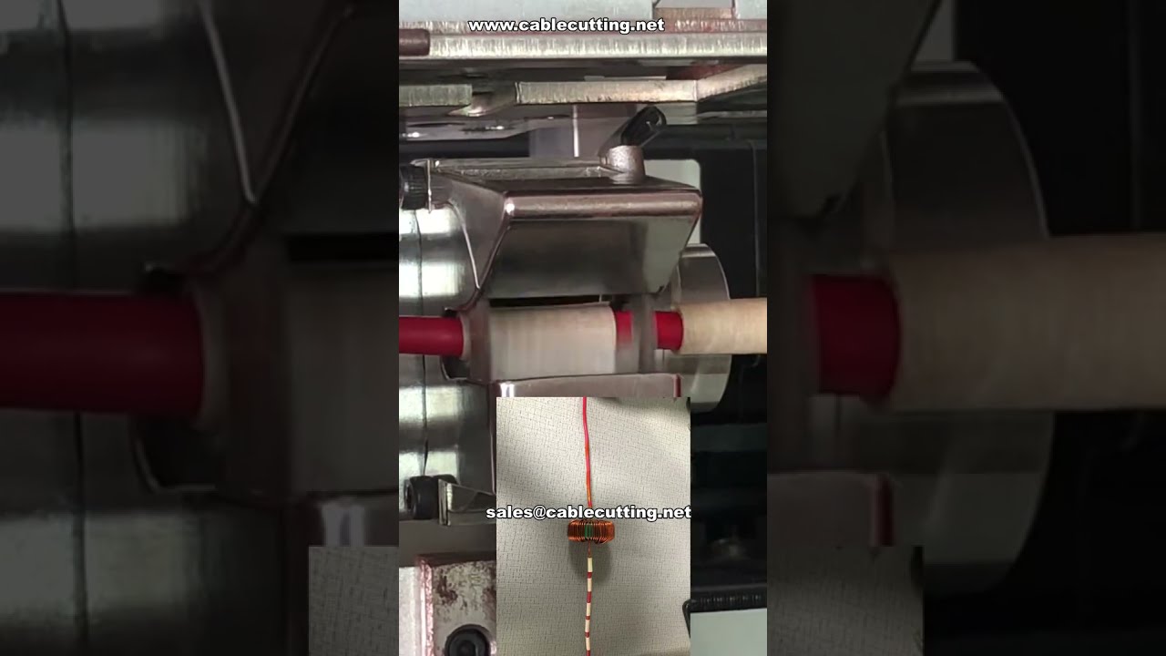 Demonstracja na żywo: Automatyczna maszyna do taśmowania cewek indukcji magnetycznej – inteligentne urządzenie produkcyjne