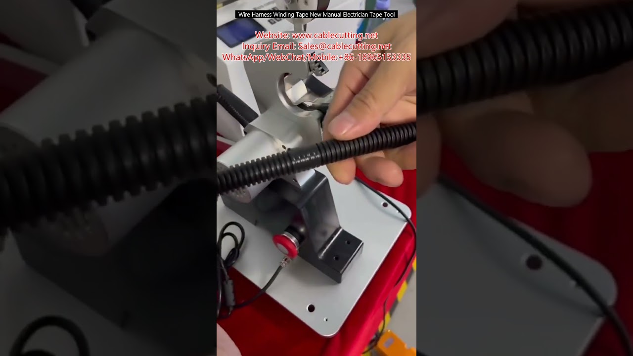 Nowa Ręczna Taśma do Nawijania Wiązek Kabli dla Elektryków