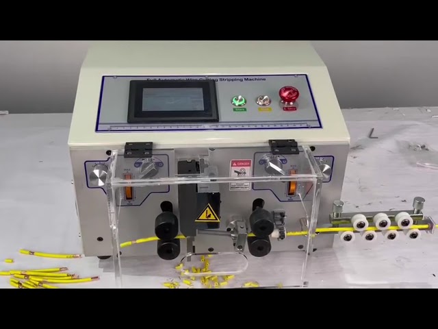 Automatyczna maszyna do cięcia i zdejmowania izolacji kabli SWT-508-JE/JES – 0,1-1,8 mm² (AWG28-8) z prostownikiem