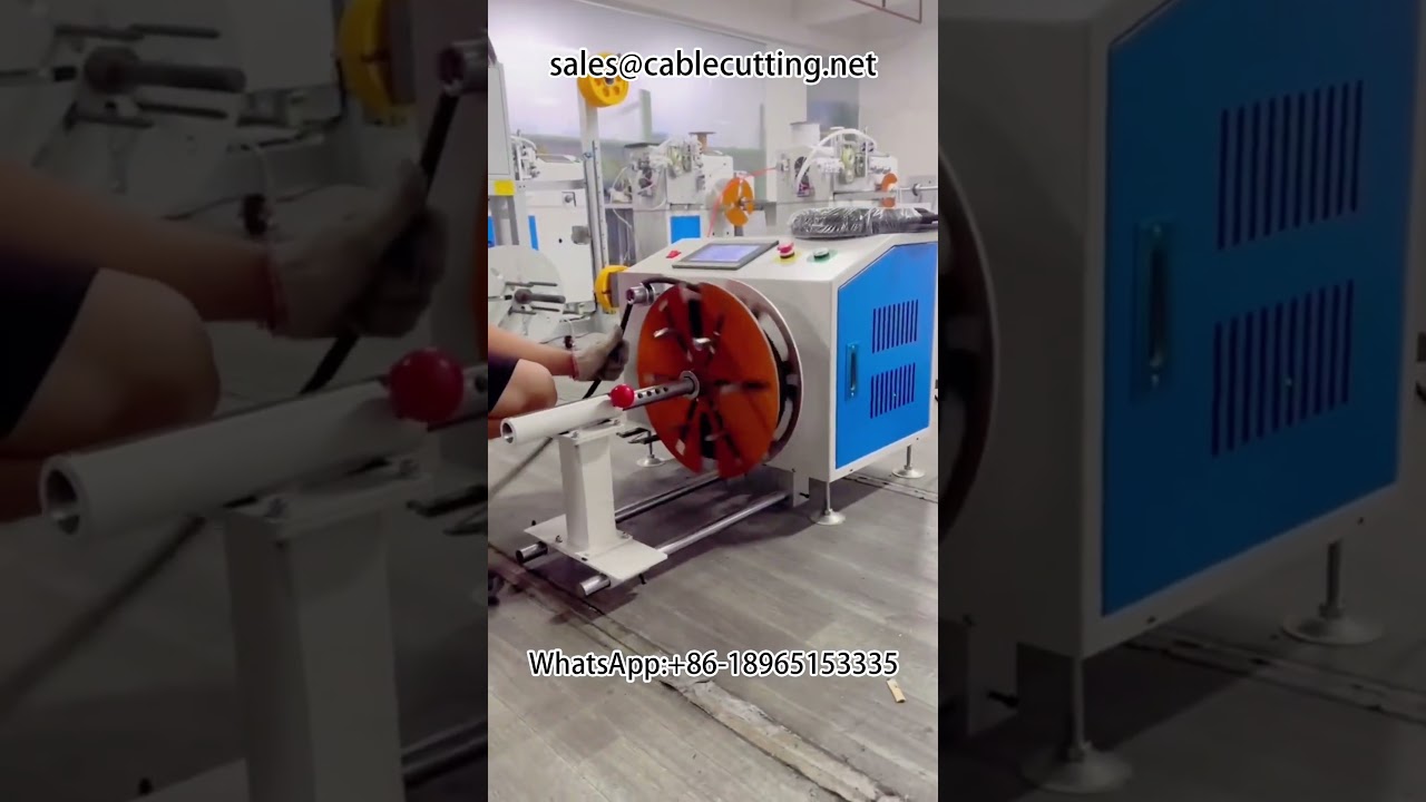 Zwijarka do rur olejowych wysokotemperaturowych z przesuwem – do węży hydraulicznych i kabli #wążolejowy #wążhydrauliczny #kable #przewody