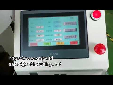Półautomatyczna zaciskarka do końcówek przewodów z monitorem LCD 2020