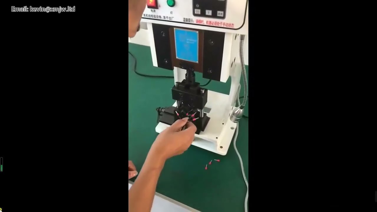Elektryczna Zaciskarka do Końcówek 1,5T-2,0T | Niskoszumowa Maszyna Zaciskająca Pionowa/Pozioma