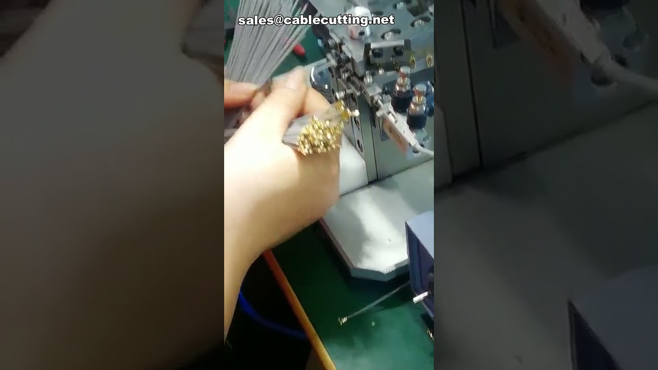 Maszyna do zaciskania końcówek, zaciskarka kabli koncentrycznych, zaciskarka kabli