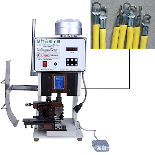 Semi-Auto Mute Zagniatanie Terminali Maszyna WPM-3000S - Półautomatyczna zagniatarka